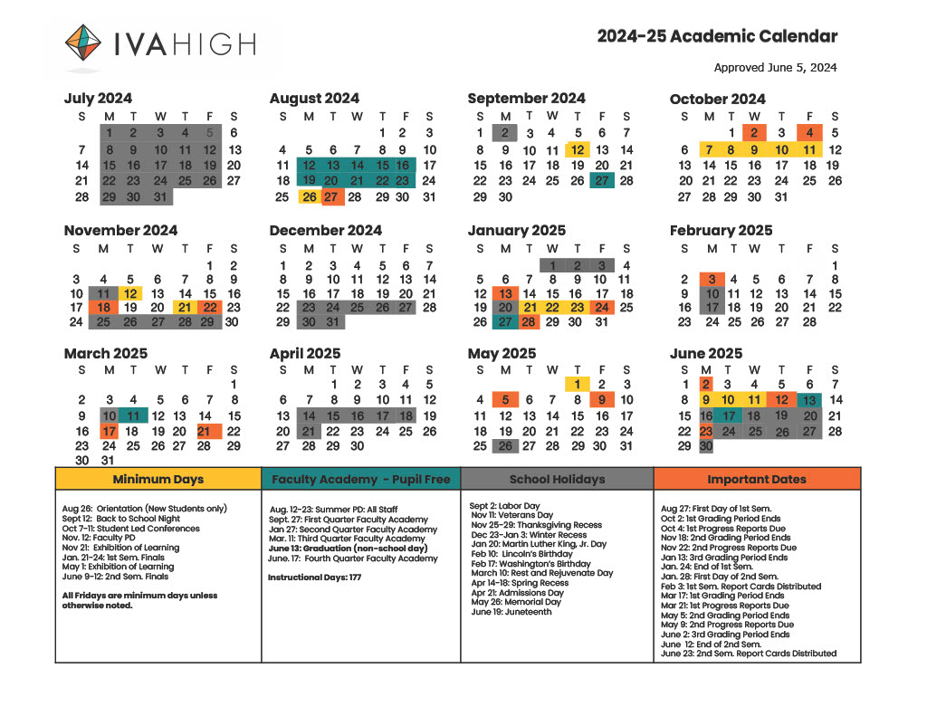 IVAHigh_Calendar_2024-25